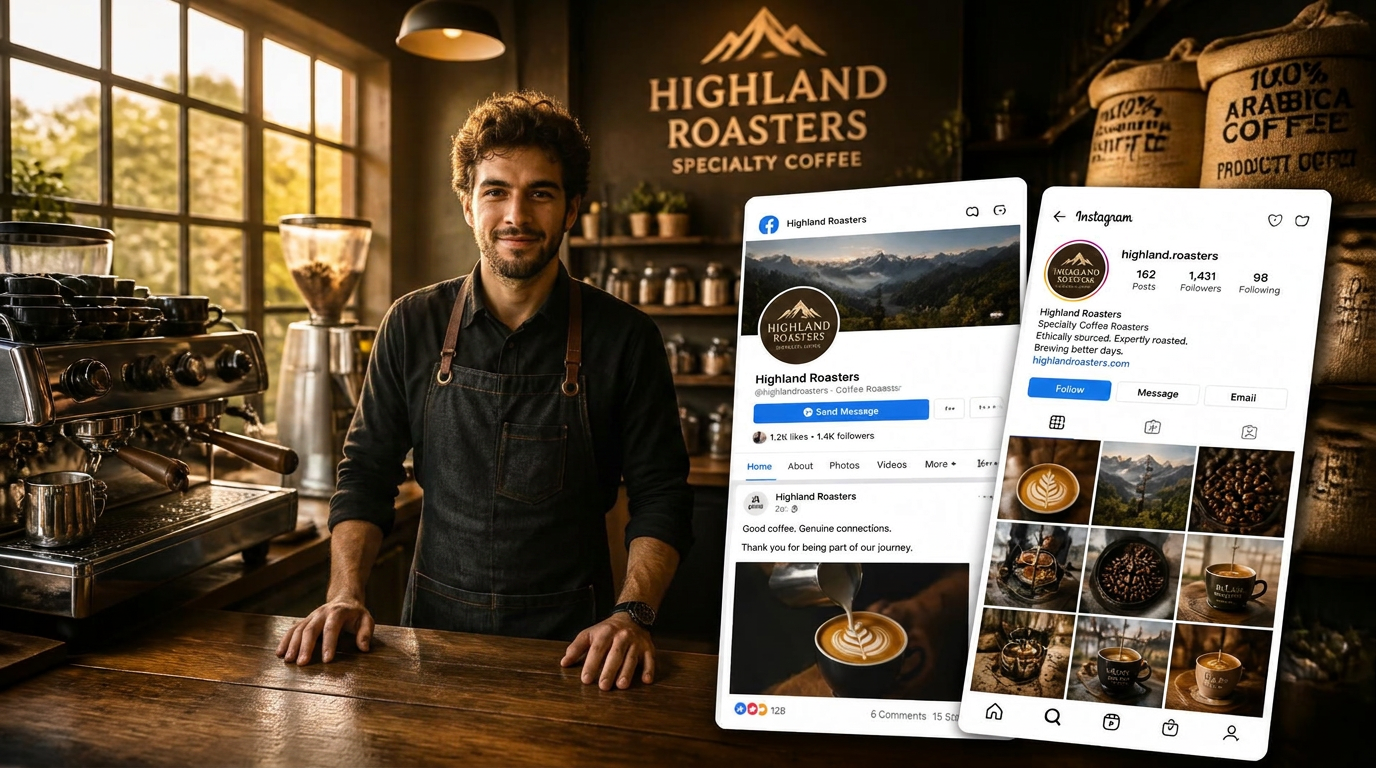 Coffee roastery campaign