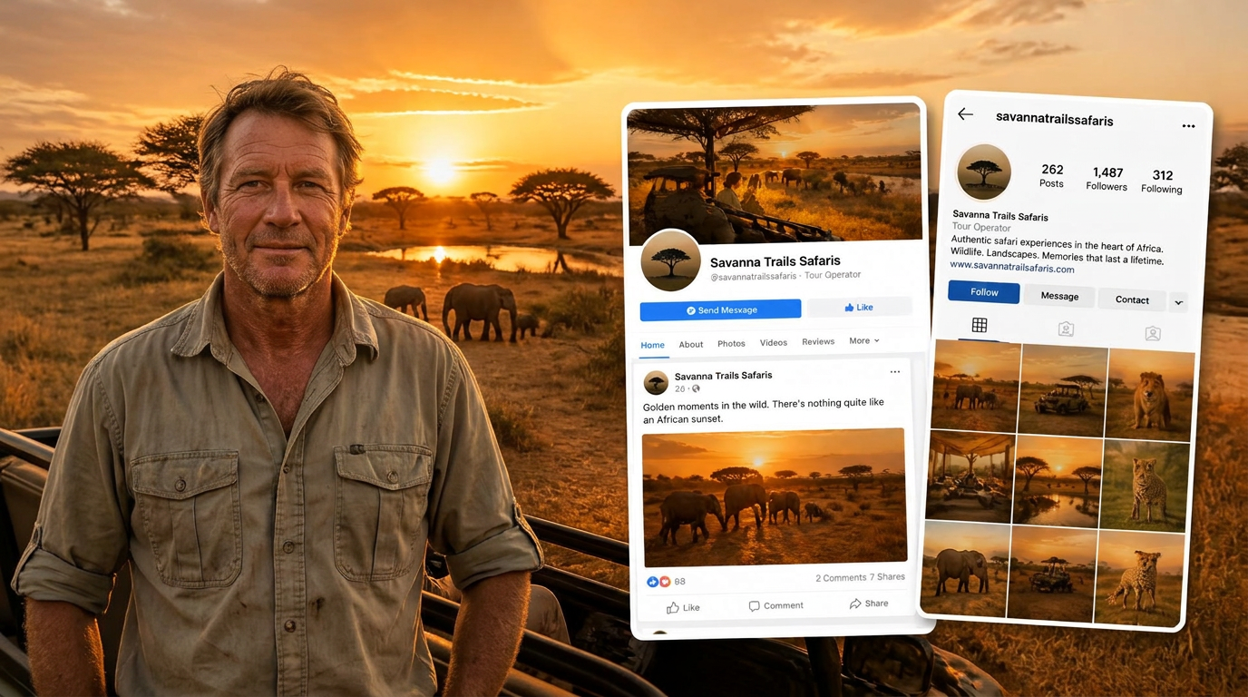 Safari lodge campaign
